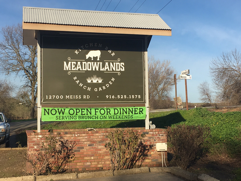 Meadowlands, Sloughhouse Sign